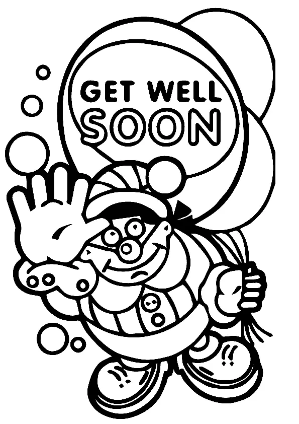 Get Well Soon Coloring Pages 44