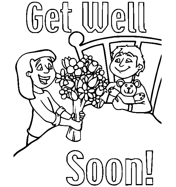 Get Well Soon Coloring Pages 46