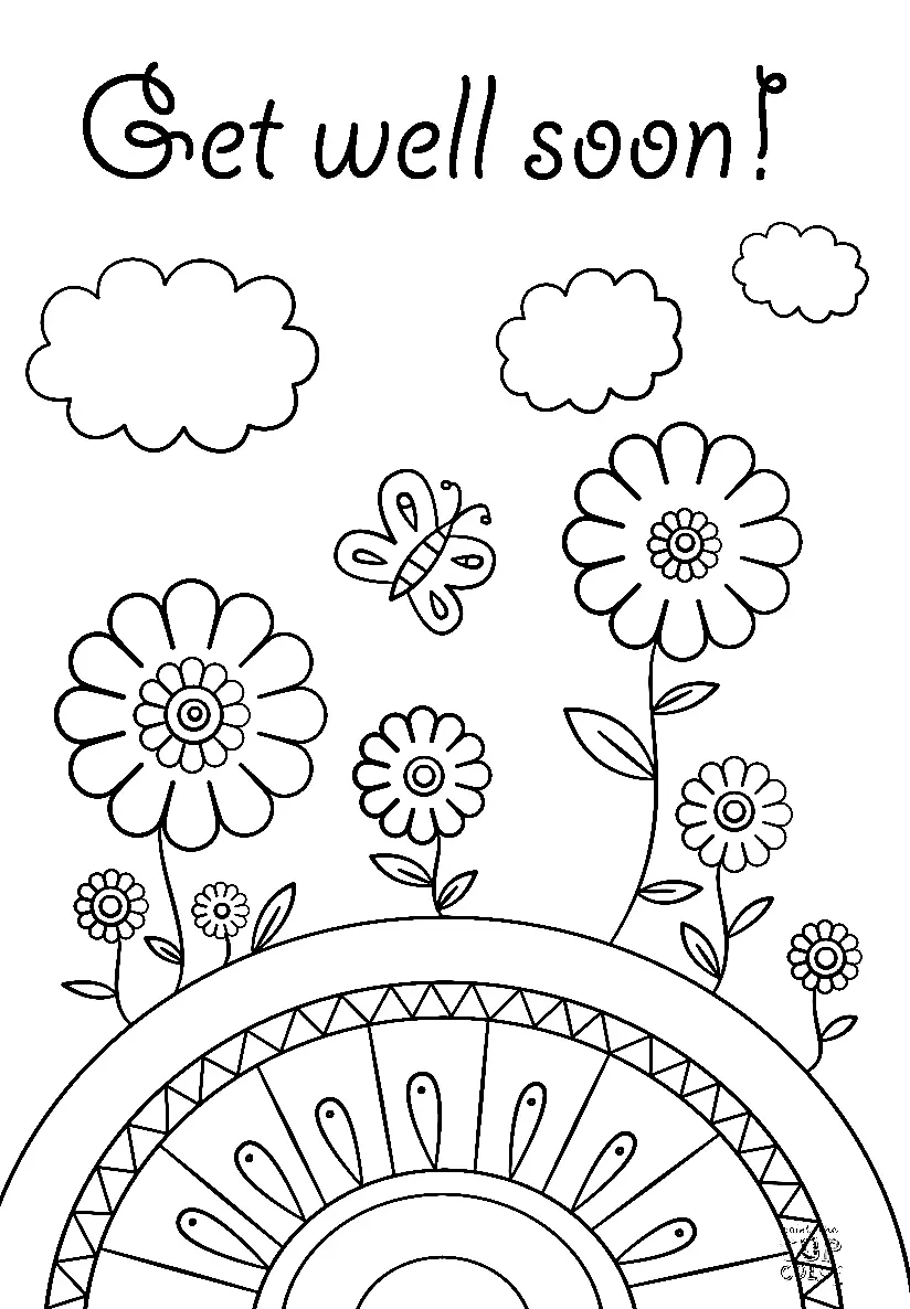 Get Well Soon Coloring Pages 8