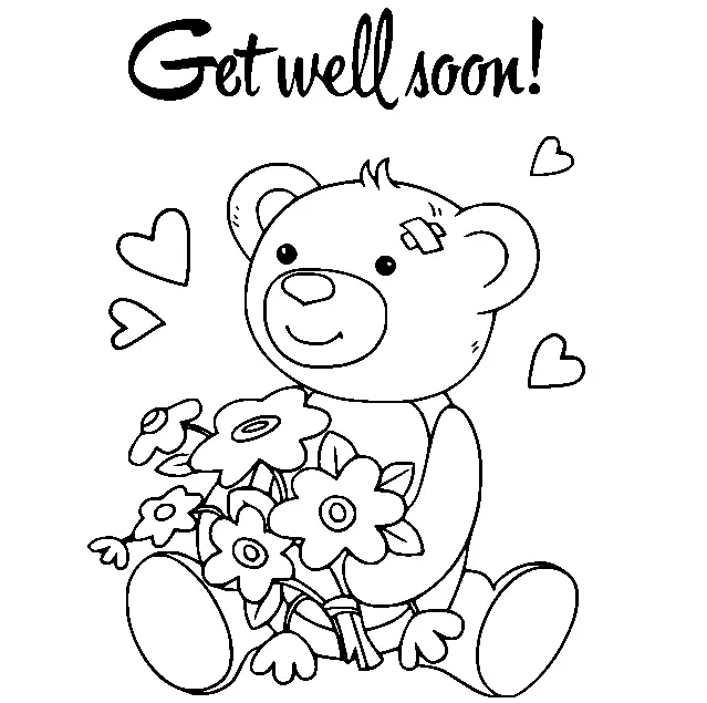 Get Well Soon Coloring Pages 9