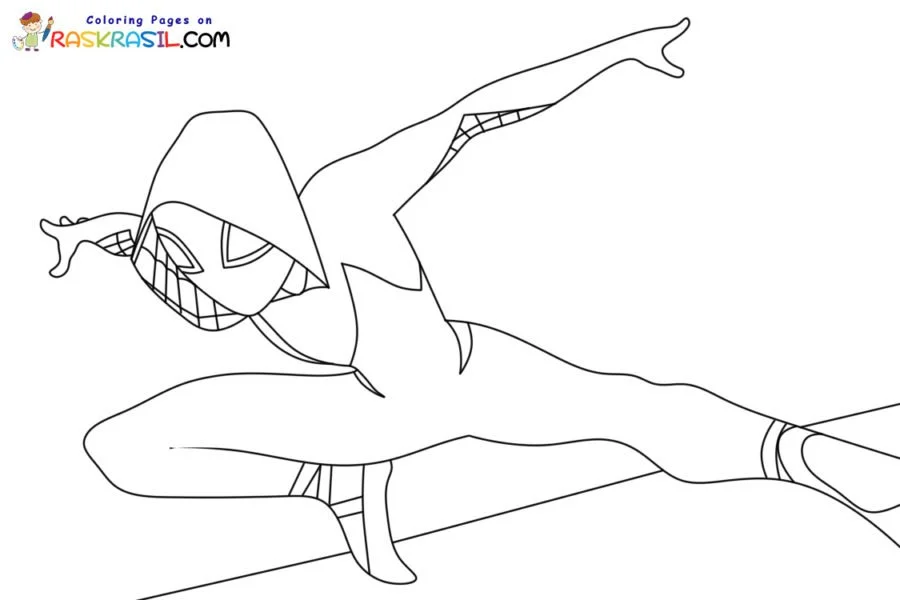 Ghost Spider Coloring Pages 20