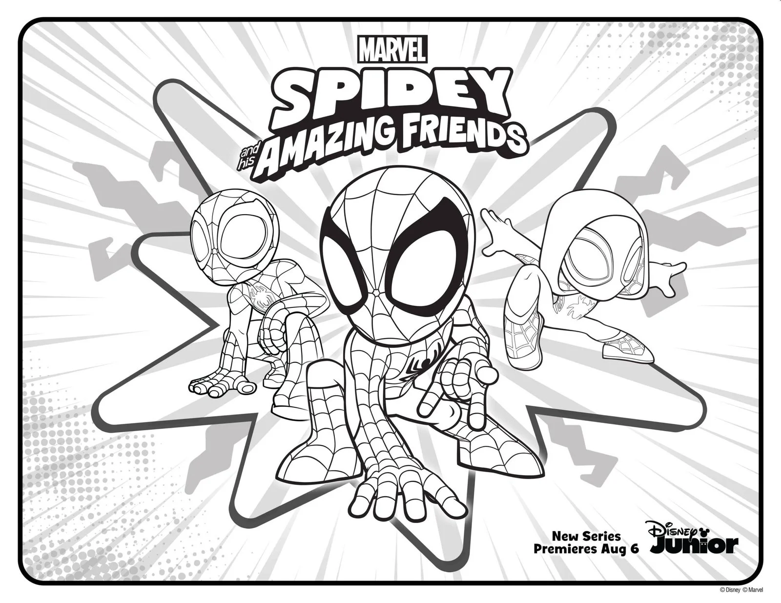 Ghost Spider Coloring Pages 7