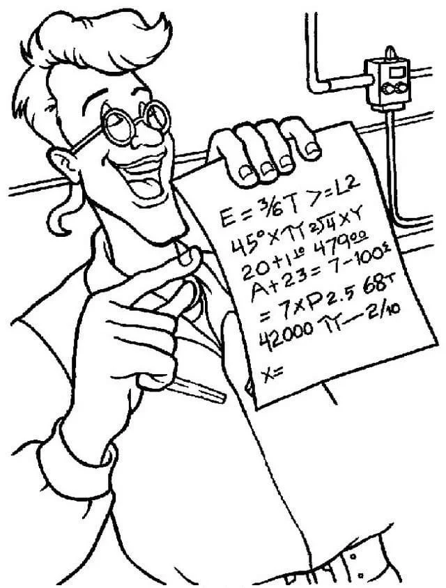 Desenhos de Caca-Fantasmas Para Colorir 109