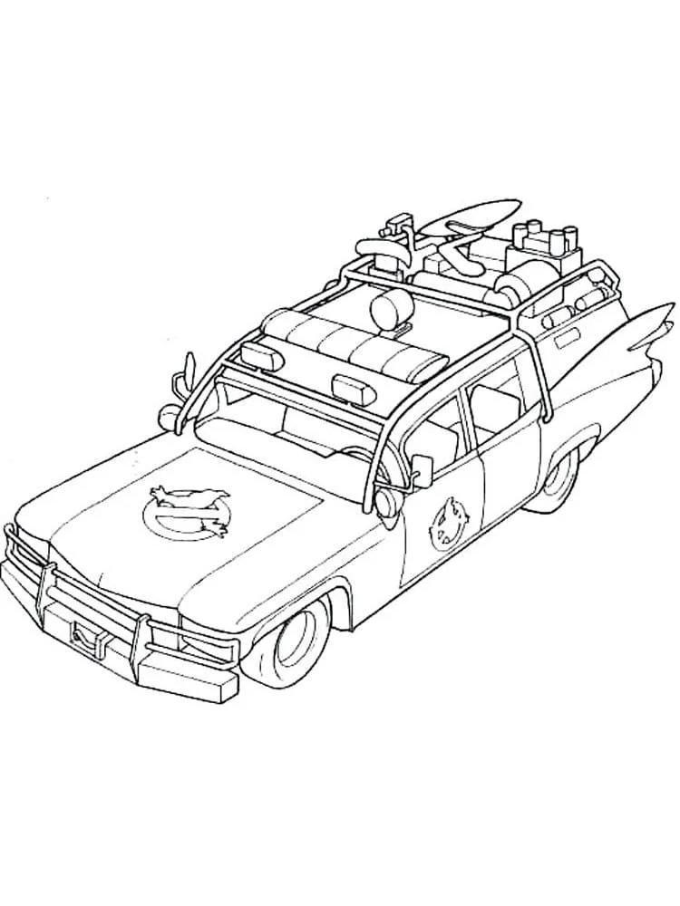 Desenhos de Caca-Fantasmas Para Colorir 27