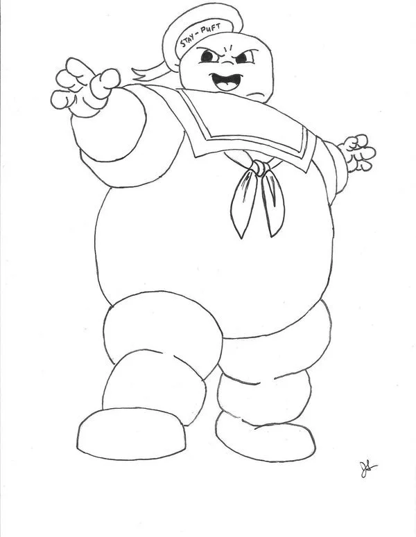 Desenhos de Caca-Fantasmas Para Colorir 6