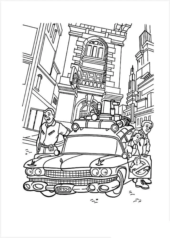 Desenhos de Caca-Fantasmas Para Colorir 65