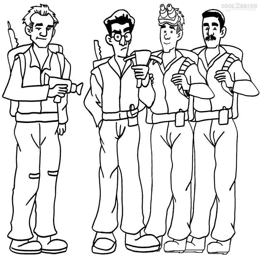 Desenhos de Caca-Fantasmas Para Colorir 87