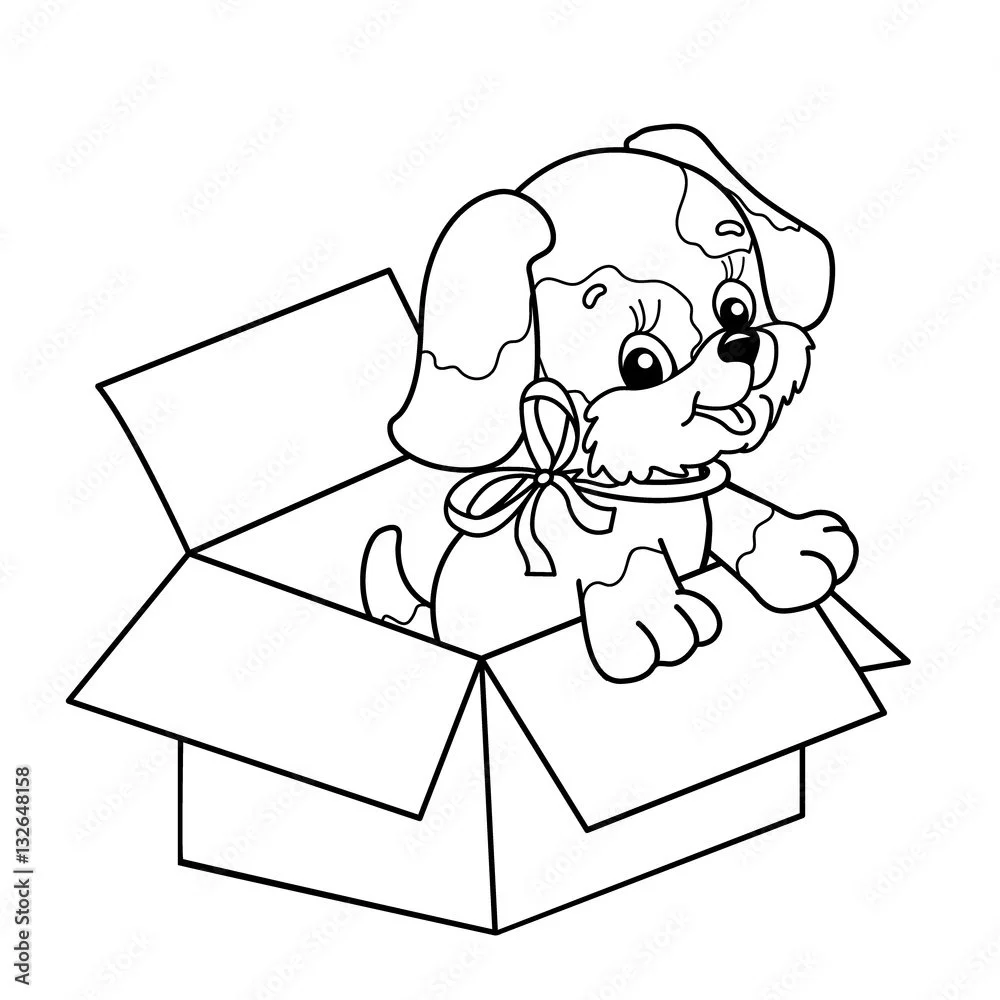 Desenhos de Caixa de Presente Para Colorir 17