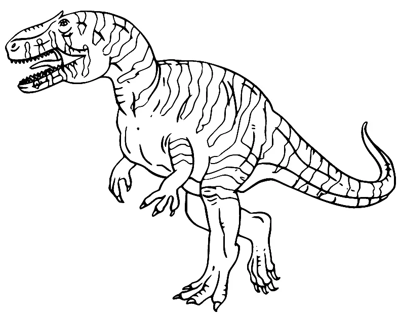 Giganotosaurio Para Colorear