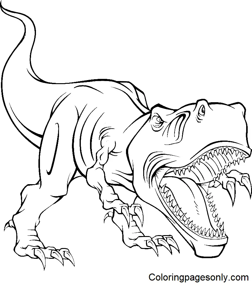Giganotosaurus Coloring Pages 7