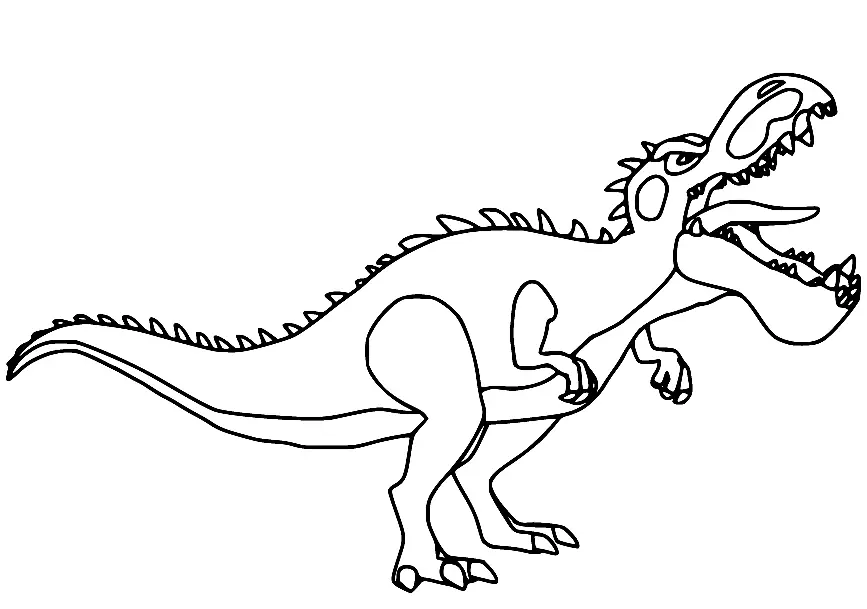 Giganotosaurus Coloring Pages 8