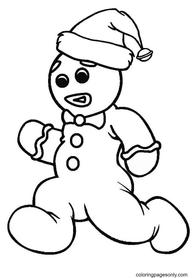 Hombre De Jengibre Para Colorear 45