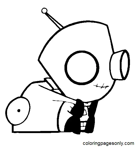 Gir Coloring Pages 1