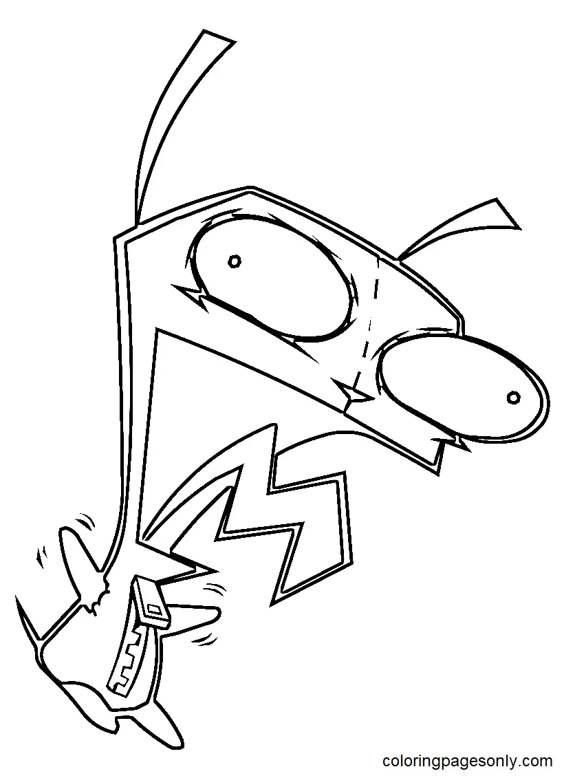 Gir Coloring Pages 11