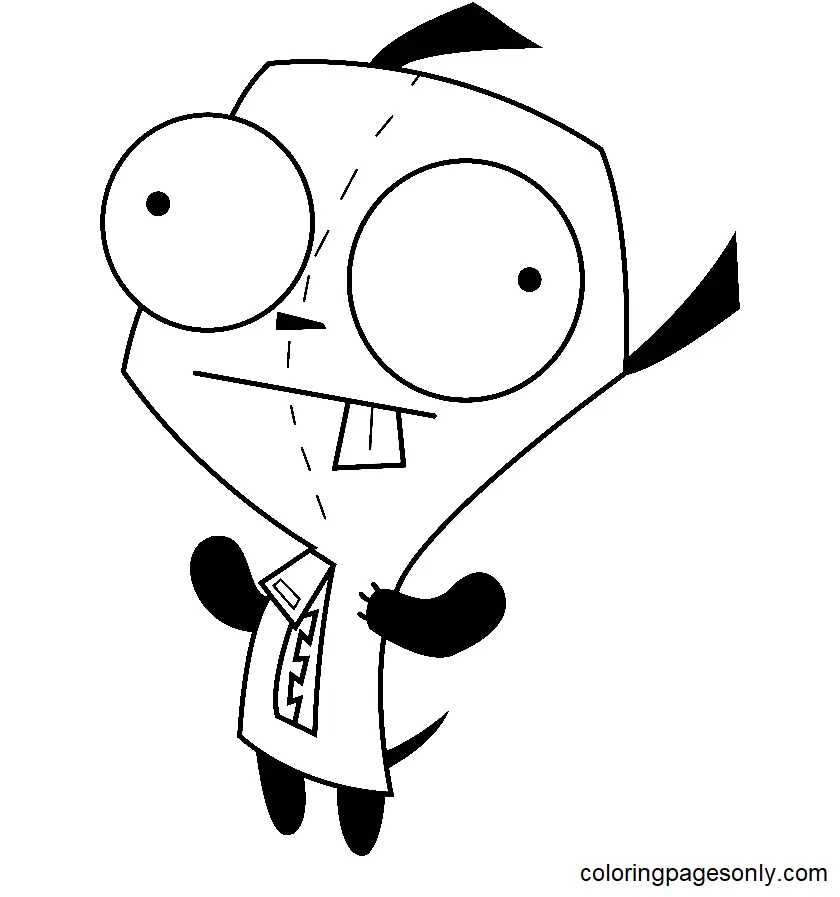 Gir Coloring Pages 4