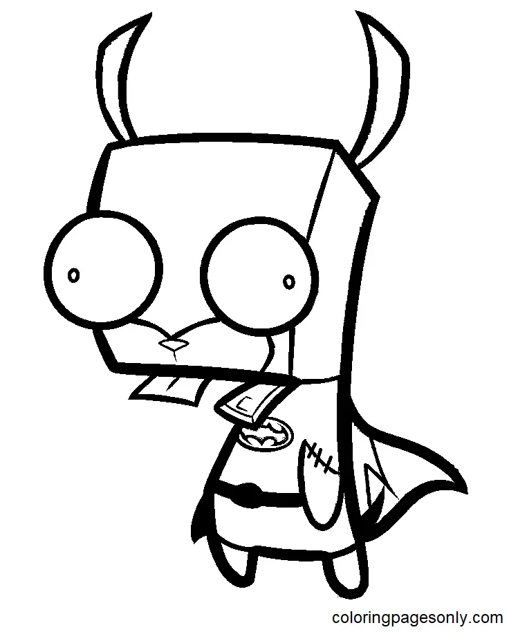 Gir Coloring Pages 5