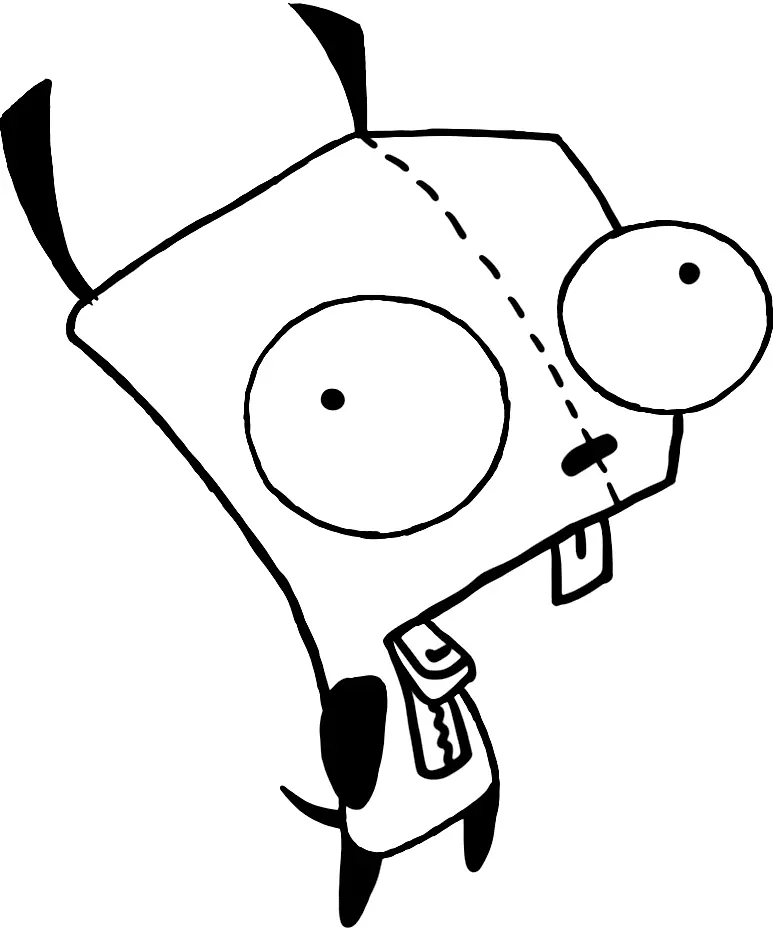 Gir Coloring Pages 8