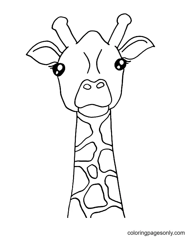 Giraffes Coloring Pages 17