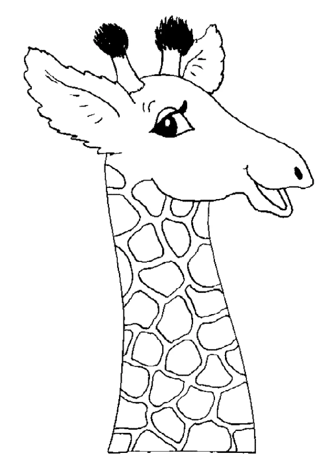 Giraffes Coloring Pages 50