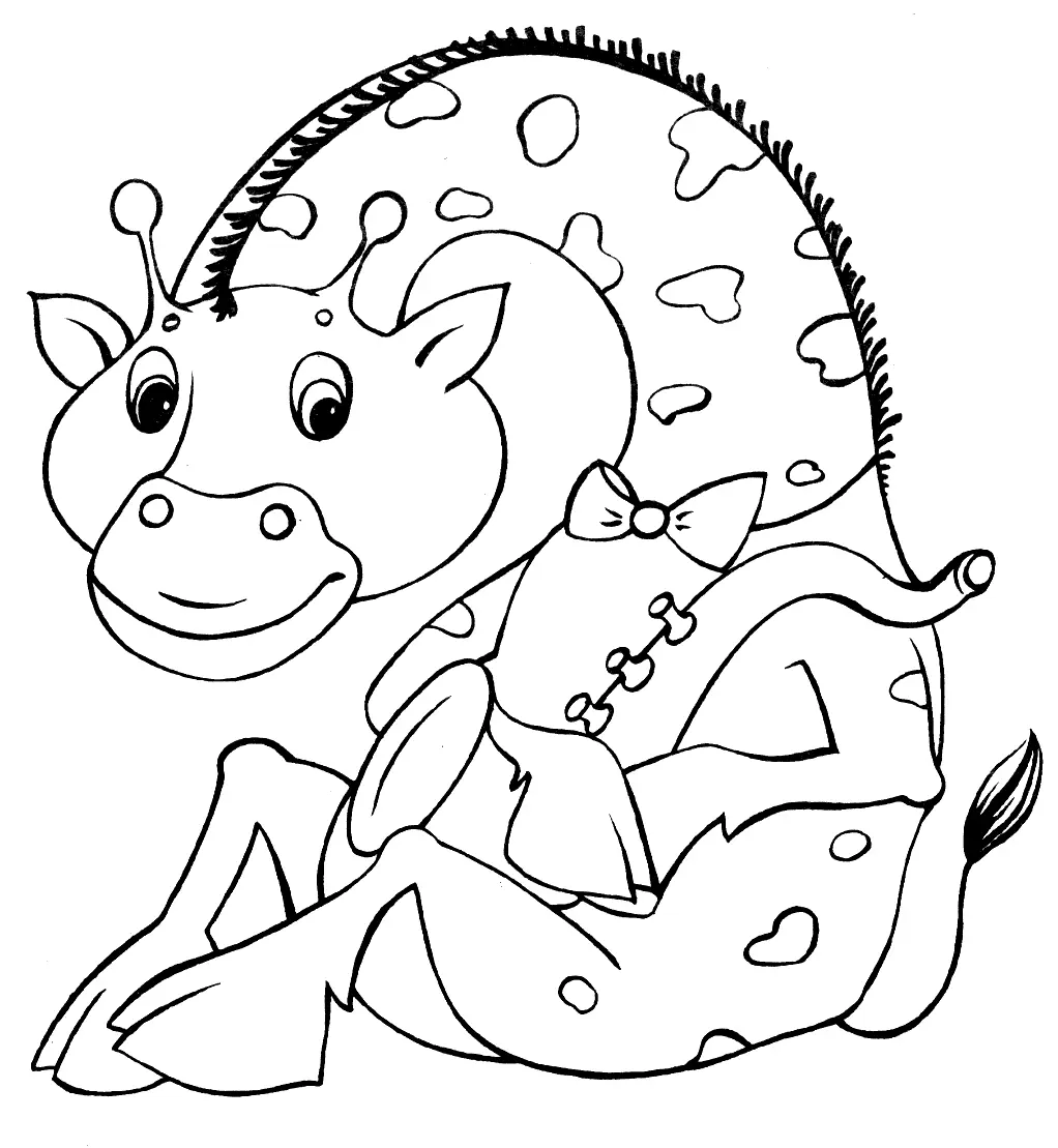 Giraffes Coloring Pages 60