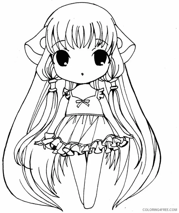 Chicas Para Colorear 11