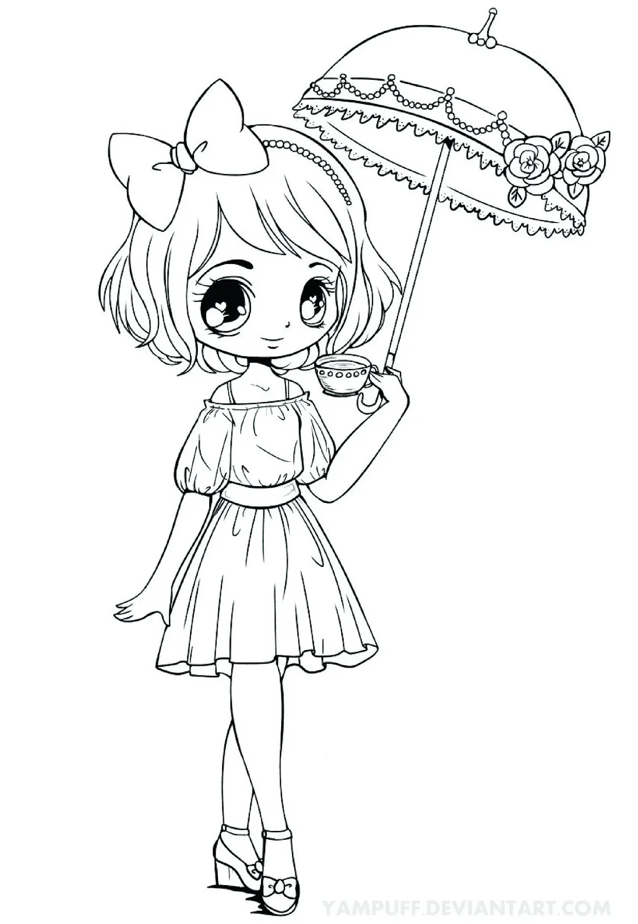 Chicas Para Colorear 14