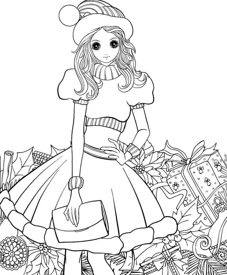 Chicas Para Colorear 20