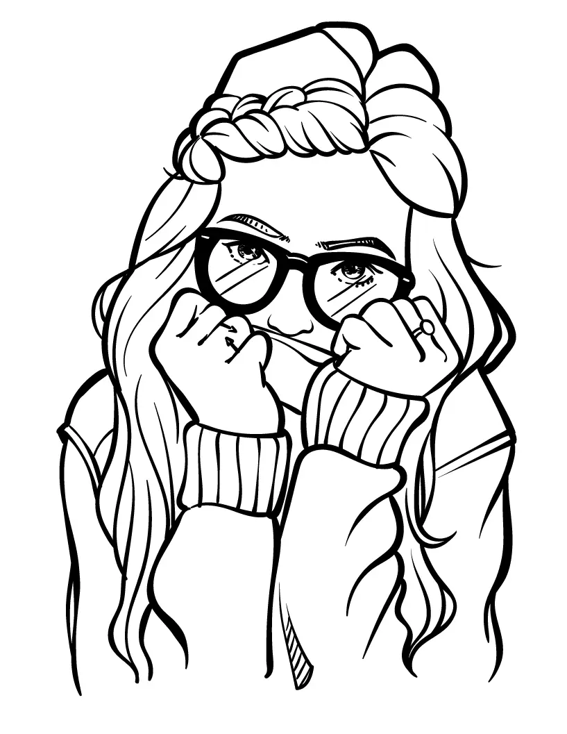 Chicas Para Colorear 5