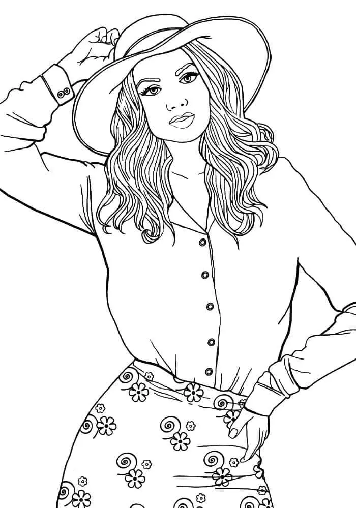 Chicas Para Colorear 7