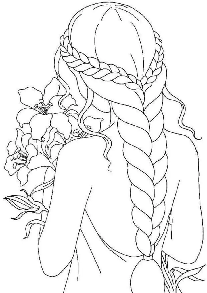 Chicas Para Colorear 9