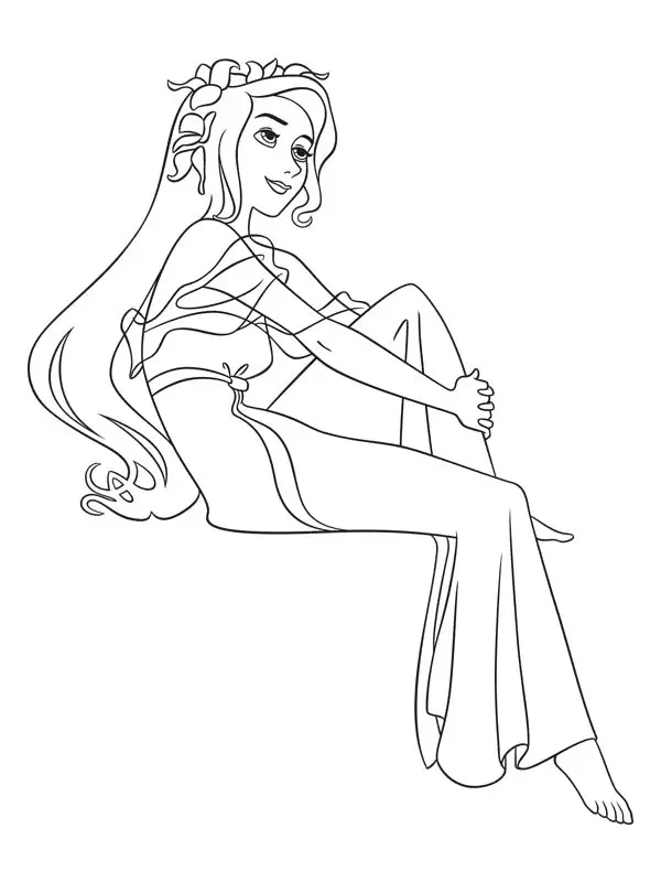 Desenhos de Giselle Para Colorir 15