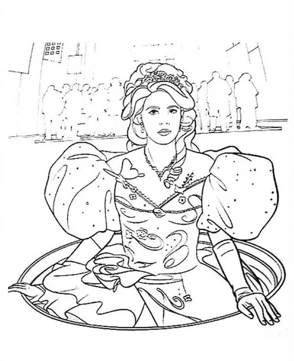 Desenhos de Giselle Para Colorir 3