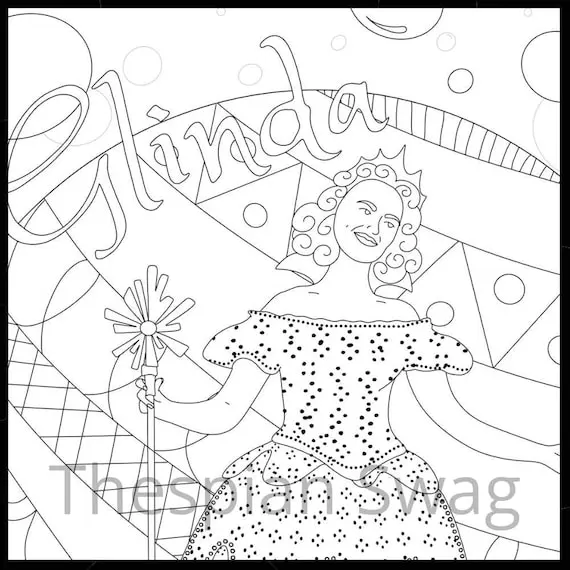 Glinda para Colorir 23