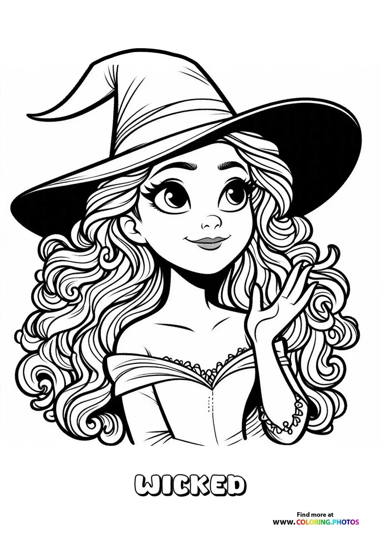 Glinda para Colorir 4