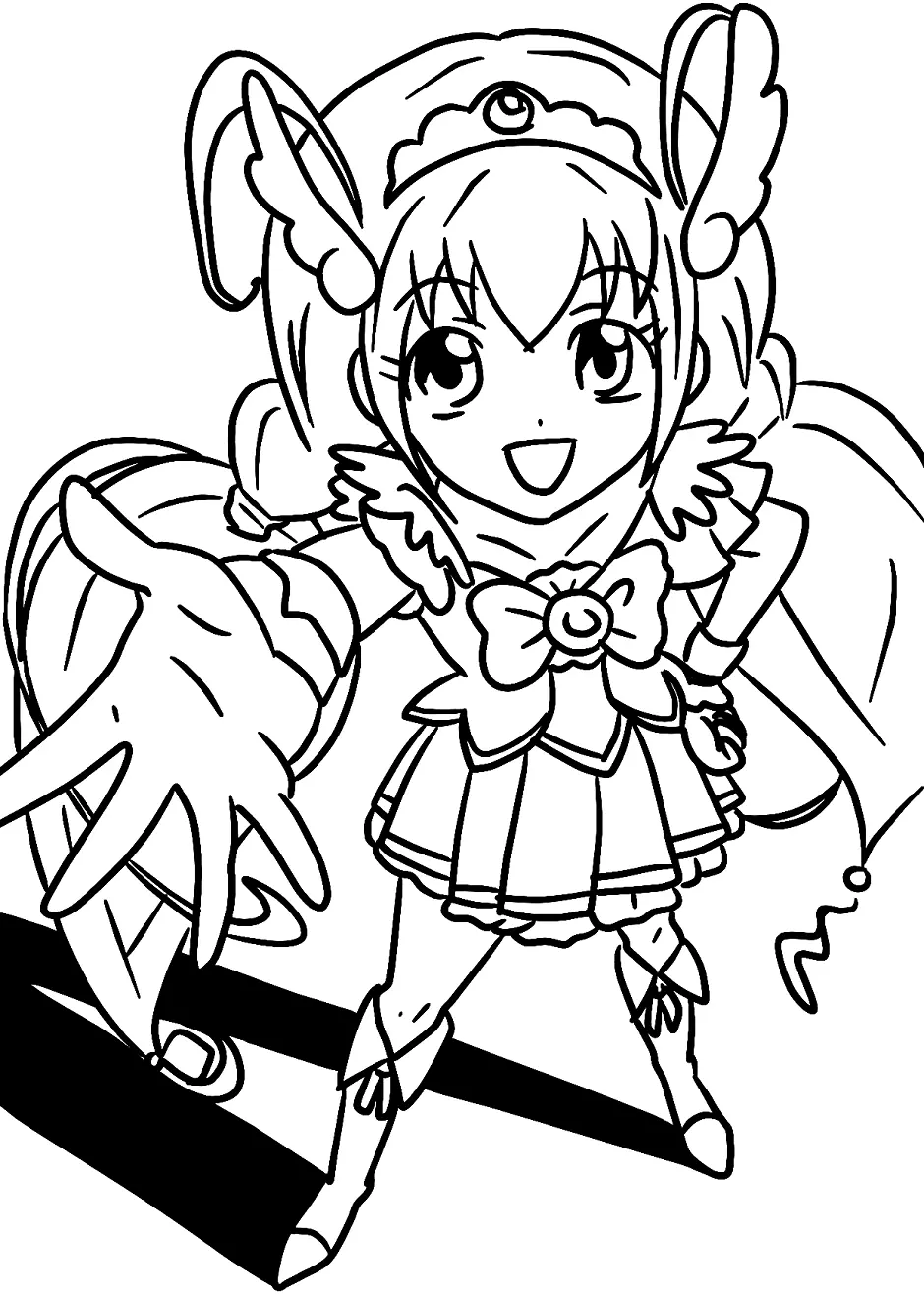 Glitter Force Coloring Pages 15