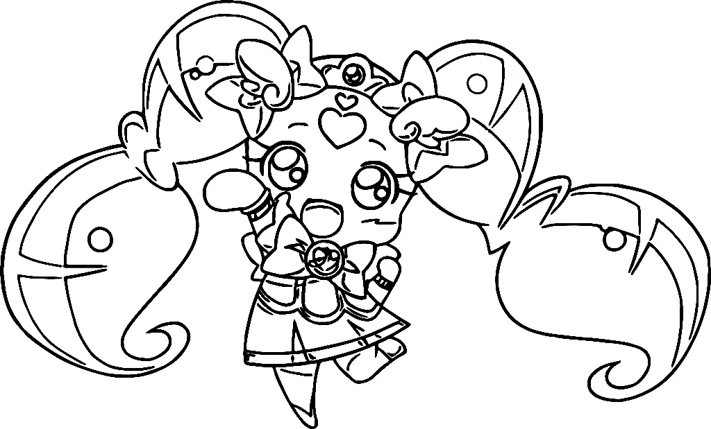 Glitter Force Coloring Pages 33