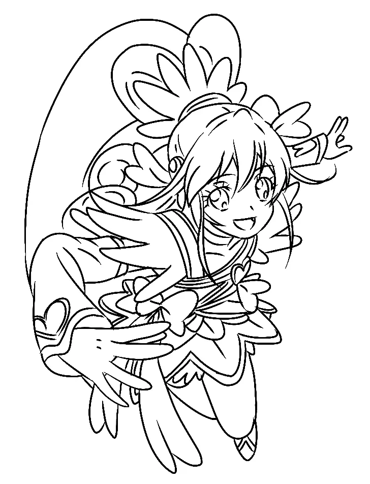 Glitter Force Coloring Pages 34