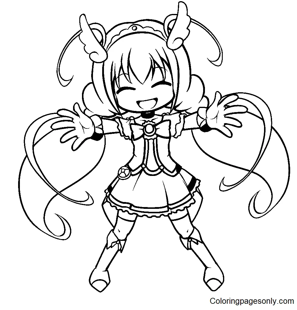 Glitter Force Coloring Pages 39