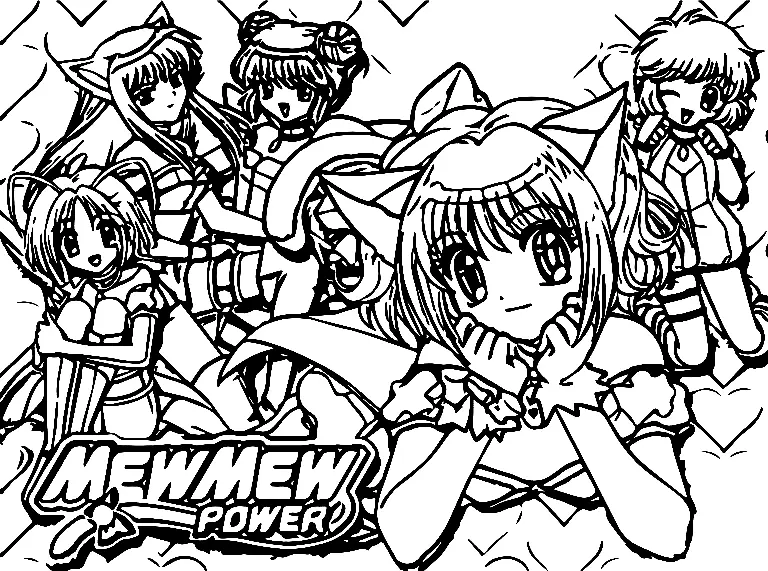 Glitter Force Coloring Pages 40