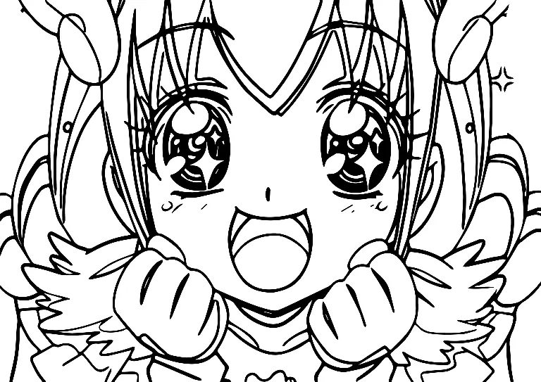 Glitter Force Coloring Pages 43