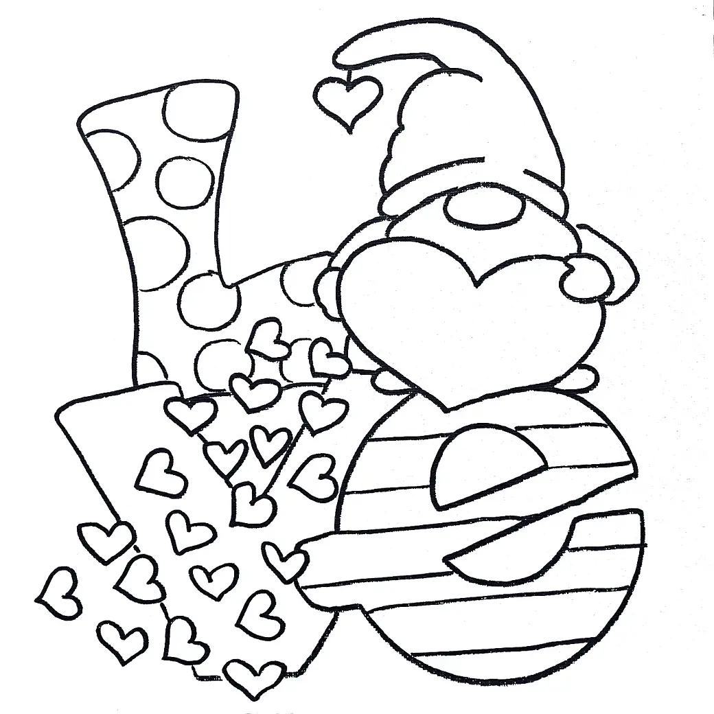 Desenhos de Gnomos Para Colorir 16