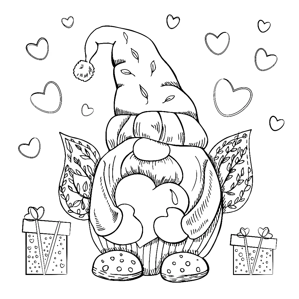 Desenhos de Gnomos Para Colorir 26