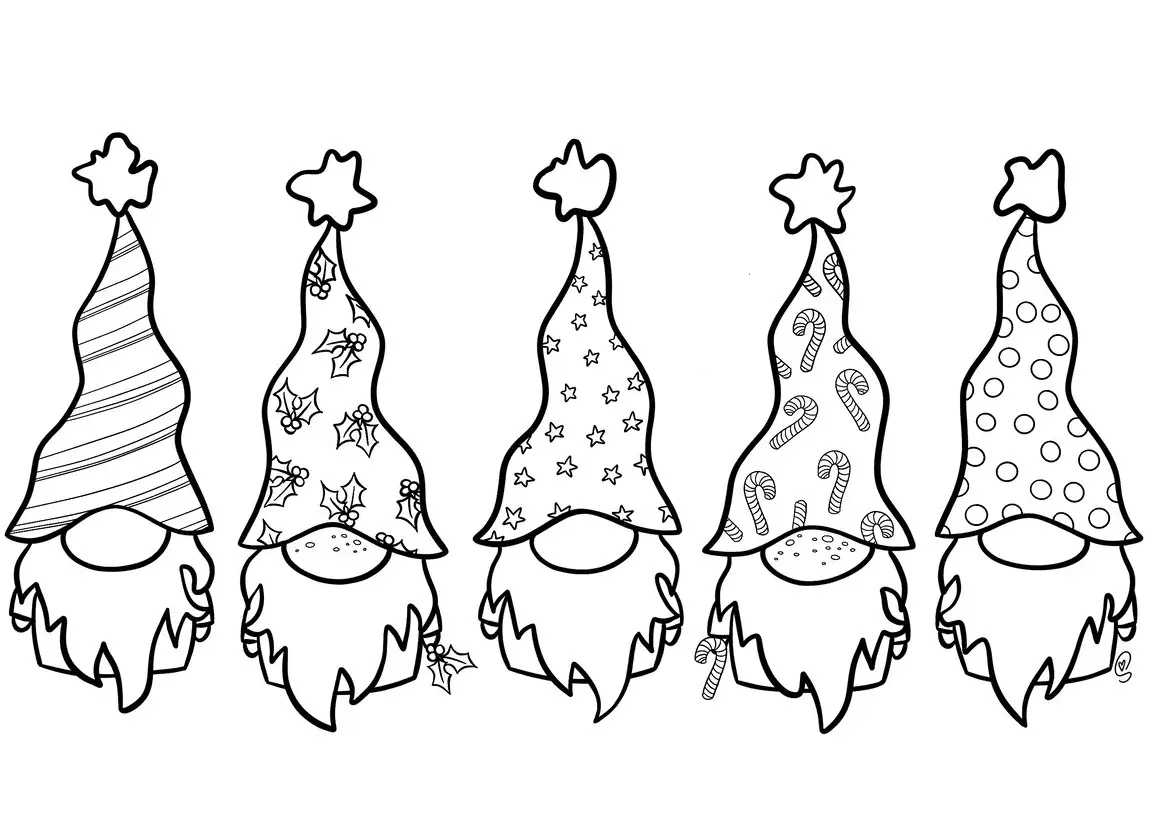 Desenhos de Gnomos Para Colorir 3