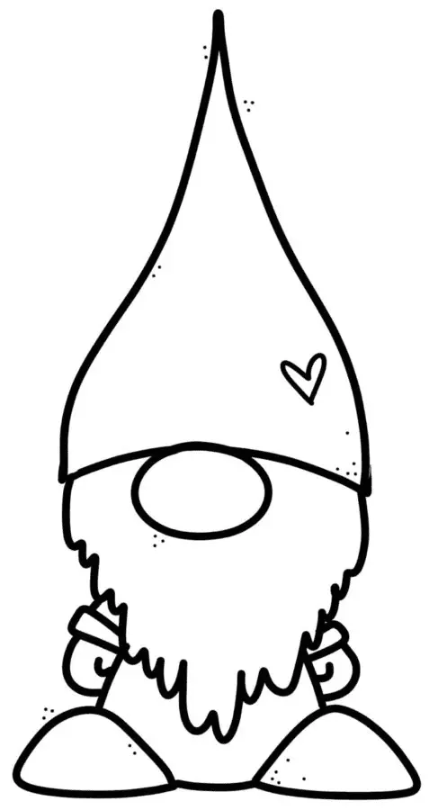 Desenhos de Gnomos Para Colorir 41