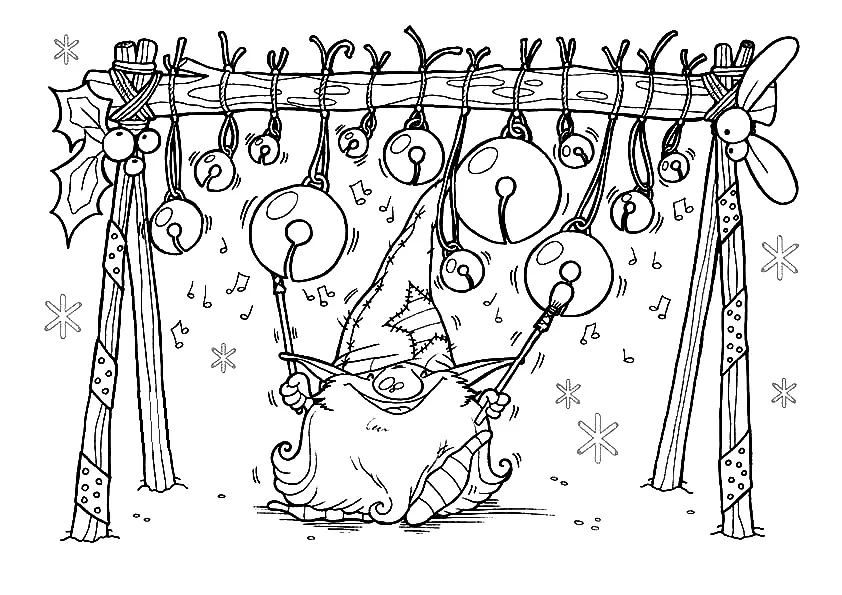 Desenhos de Gnomos Para Colorir 46