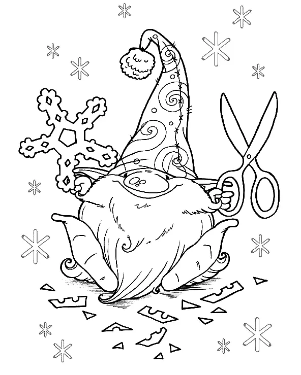 Desenhos de Gnomos Para Colorir 52