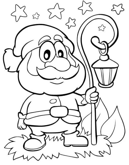 Desenhos de Gnomos Para Colorir 59