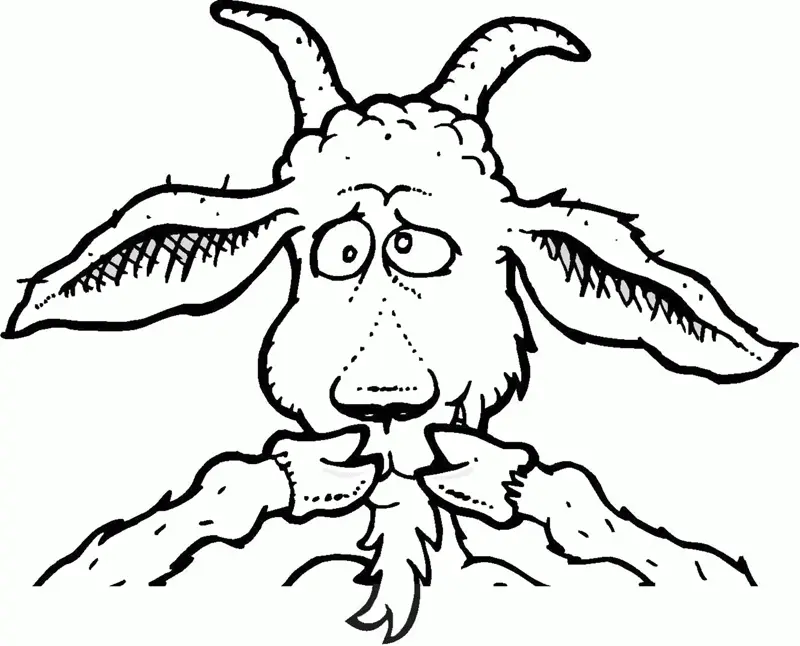 Cabras Para Colorear 24