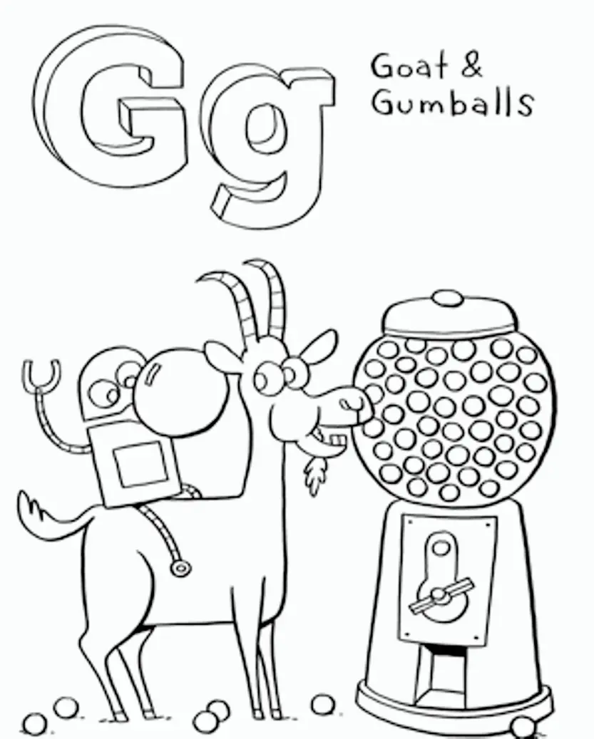 Goat Coloring Pages