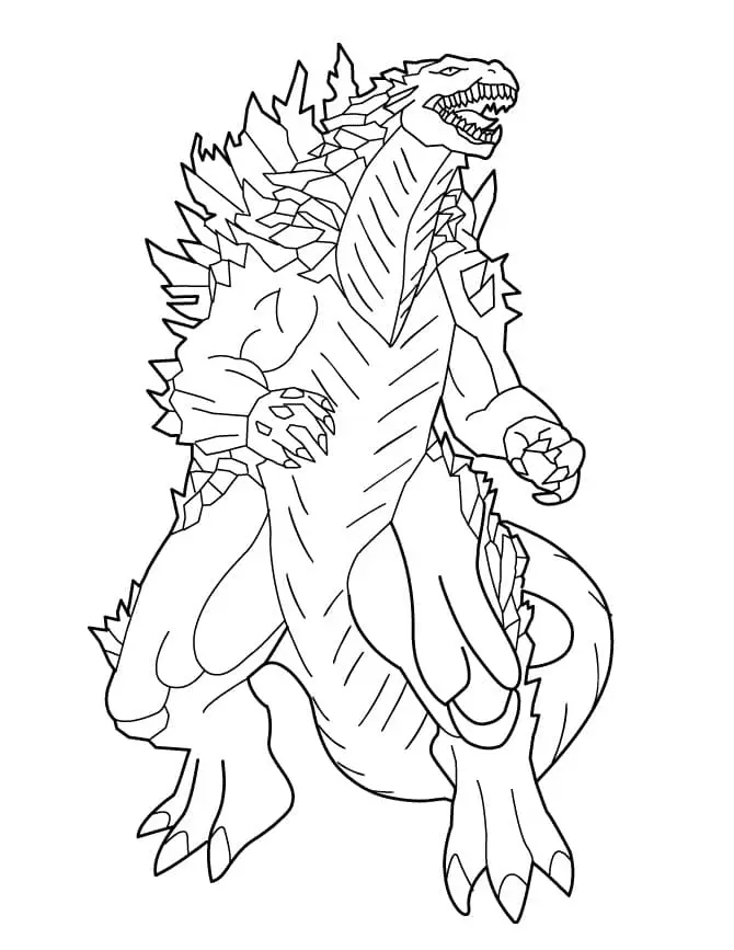 Godzilla Coloring Pages 17